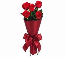 Букет 5 Красных роз Эдлесс Лав в Косяково