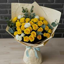 Букет цветов из:  Розы в Косяково