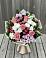 Букет цветов из: Альстромерии, Гвоздики, Розы и Хризантемы в Косяково