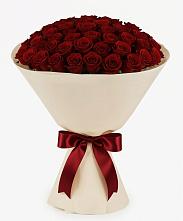 Букет 101 Бордовая роза Блэк Бакарра в Косяково
