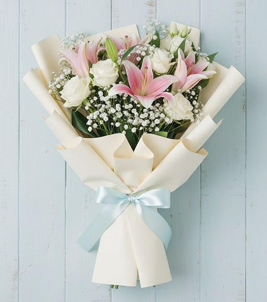 Букет цветов из: Лилии в Косяково