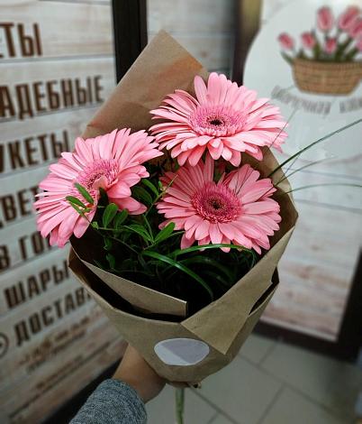 Букет цветов из: Герберы в Косяково