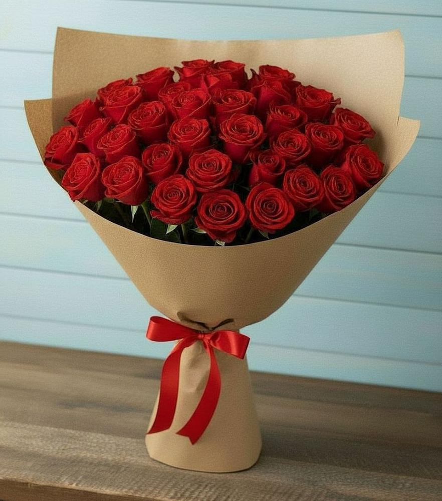 Букет Красные розы Милано в Косяково