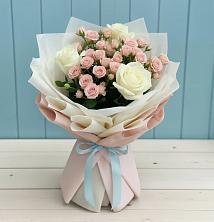 Букет цветов из:  Розы в Косяково