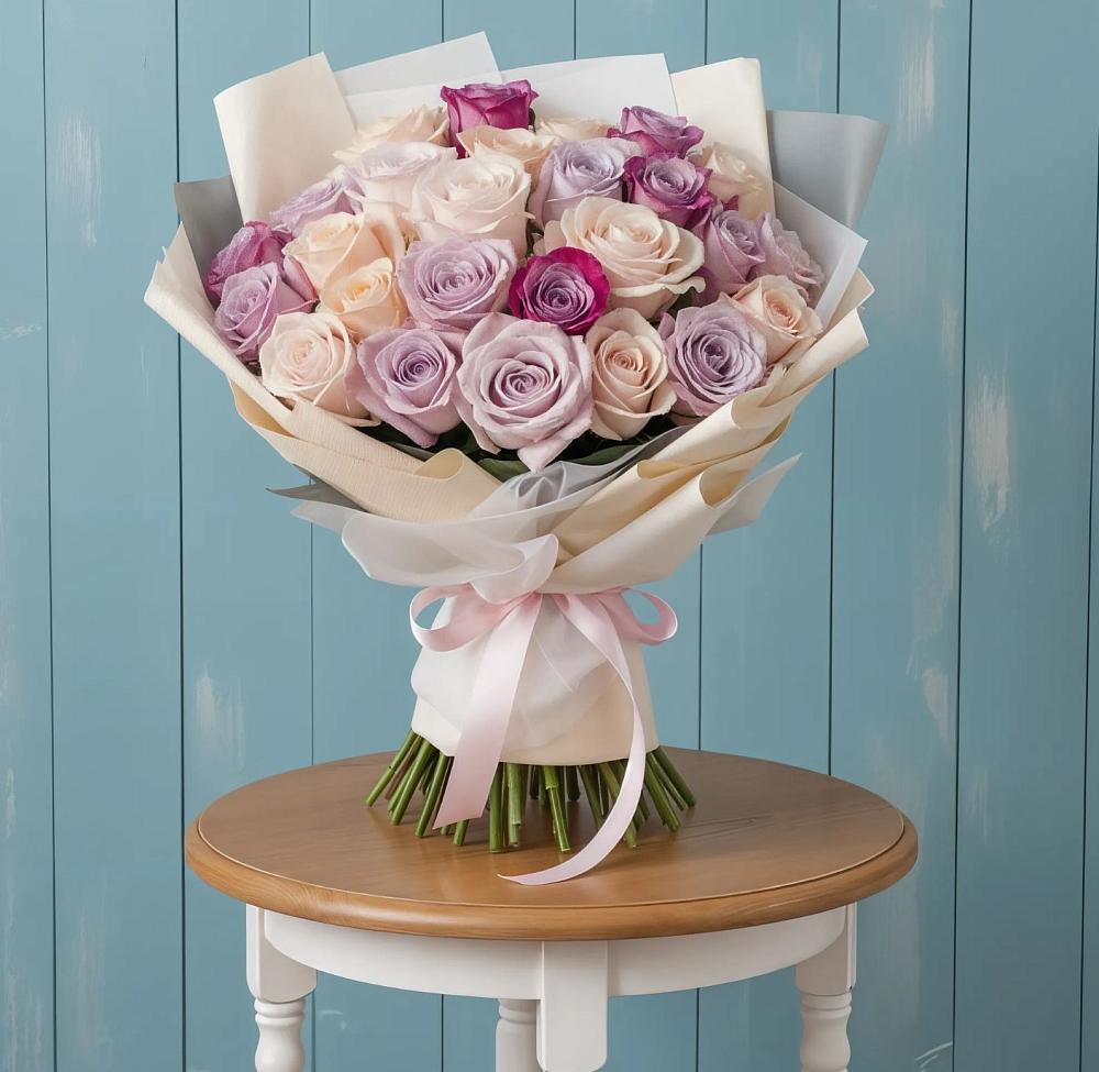 Букет цветов из: Розы в Косяково