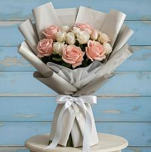 Букет цветов из:  Розы в Косяково