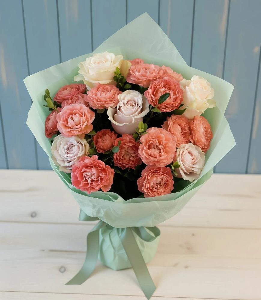 Букет цветов из: Розы в Косяково