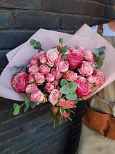 Букет розы в пальмах в Косяково Букет цветов из: Розы в Косяково