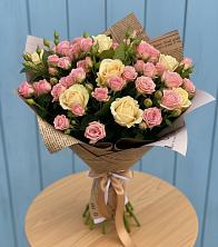 Букет цветов из:  Розы в Косяково