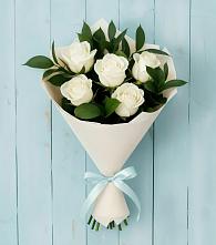 Букет цветов из:  Розы в Косяково