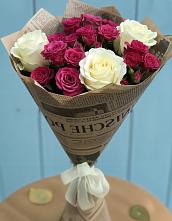 Букет цветов из:  Розы в Косяково