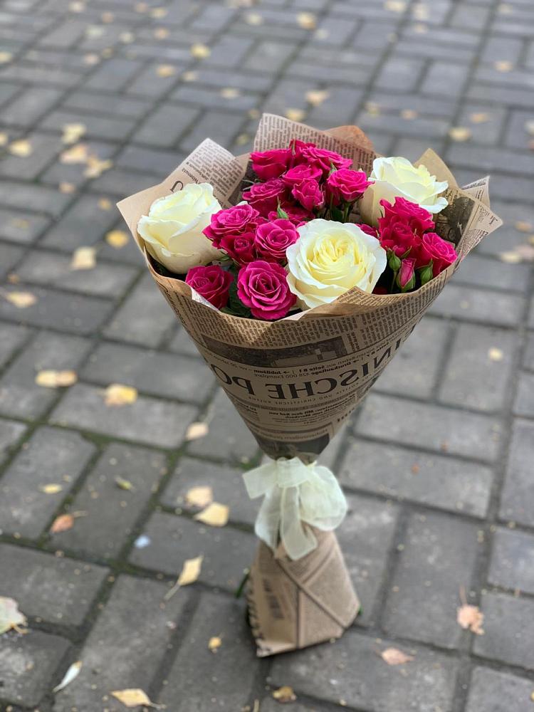 Букет цветов из: Розы в Косяково