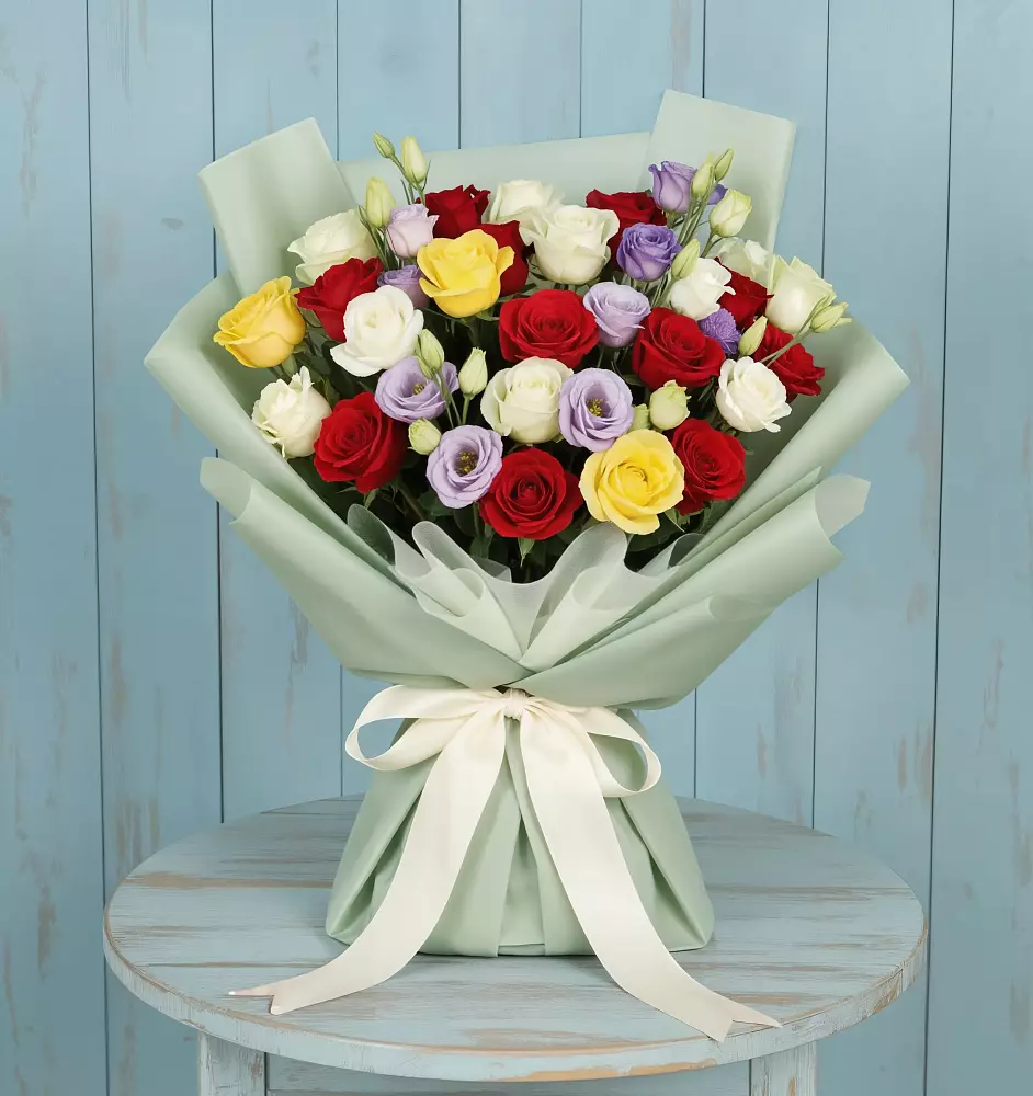 Букет цветов из: Розы в Косяково