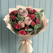 Букет цветов из:  Гвоздики и Розы #REPLACE_PRED# Косяково