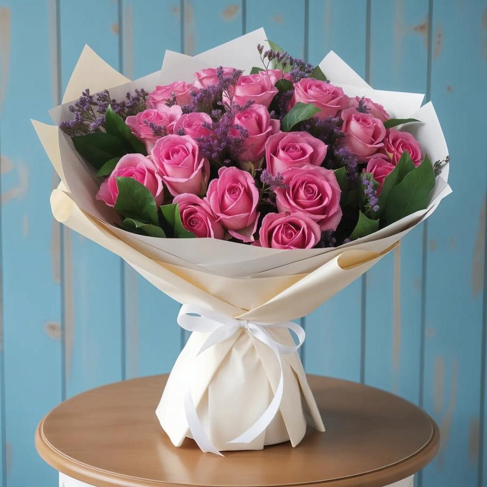 Букет цветов из: Розы в Косяково