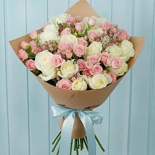 Букет цветов из:  Розы в Косяково
